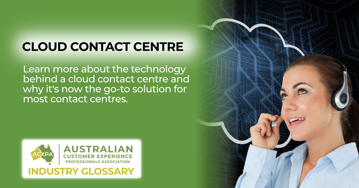 Cloud contact centre technology
