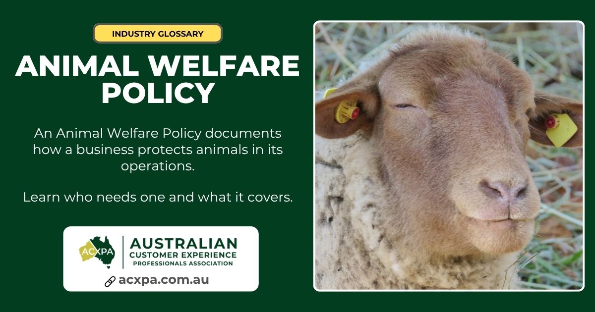 Animal Welfare Policy 1