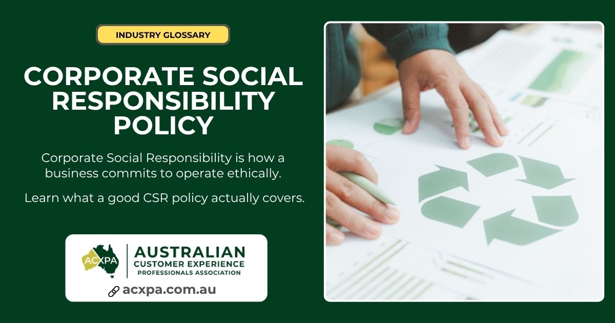 Corporate Social Responsibility Definition