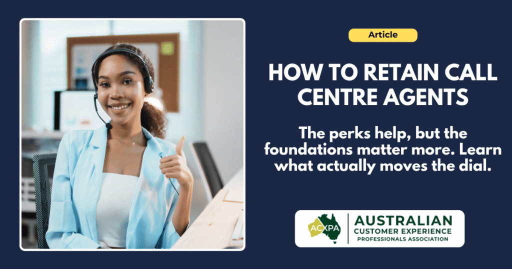 Practical, evidence-based ways to retain call centre employees — covering the foundations that drive retention and the perks that amplify it.