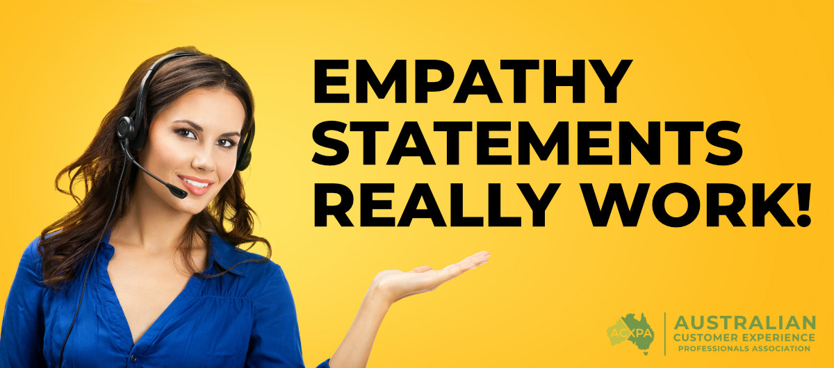 Empathy Statements to use in a Call Centres