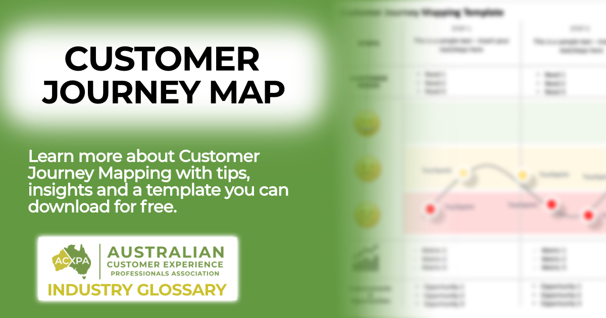 Customer Journey Map definition and template