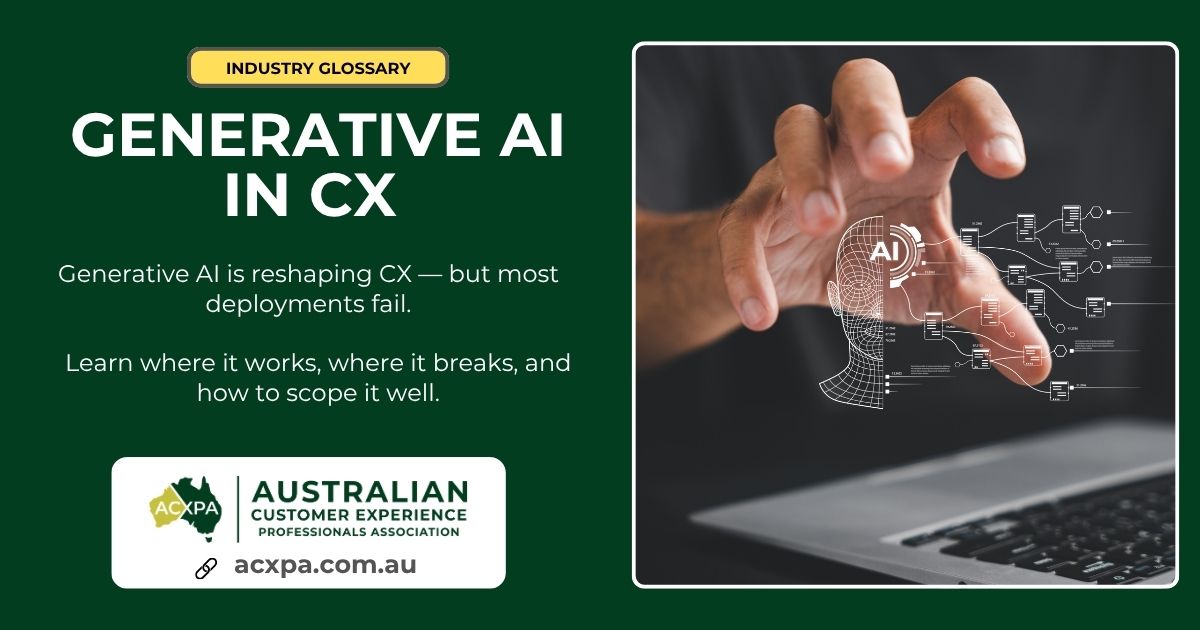 Generative AI in CX Definition