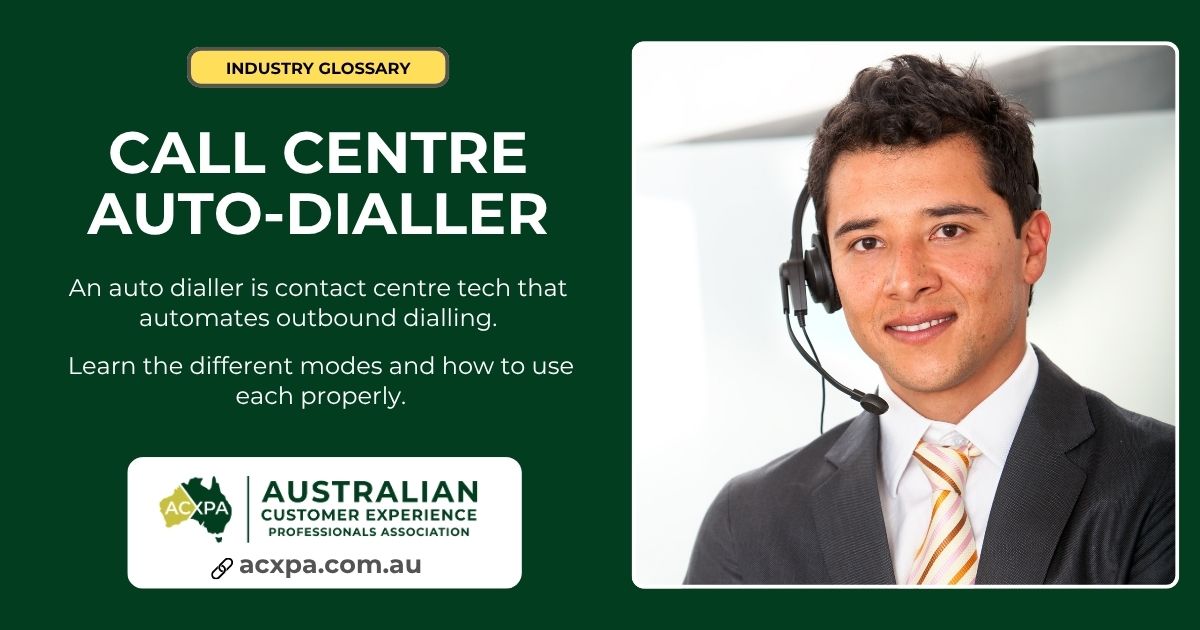 Call Centre Auto Dialler Definition