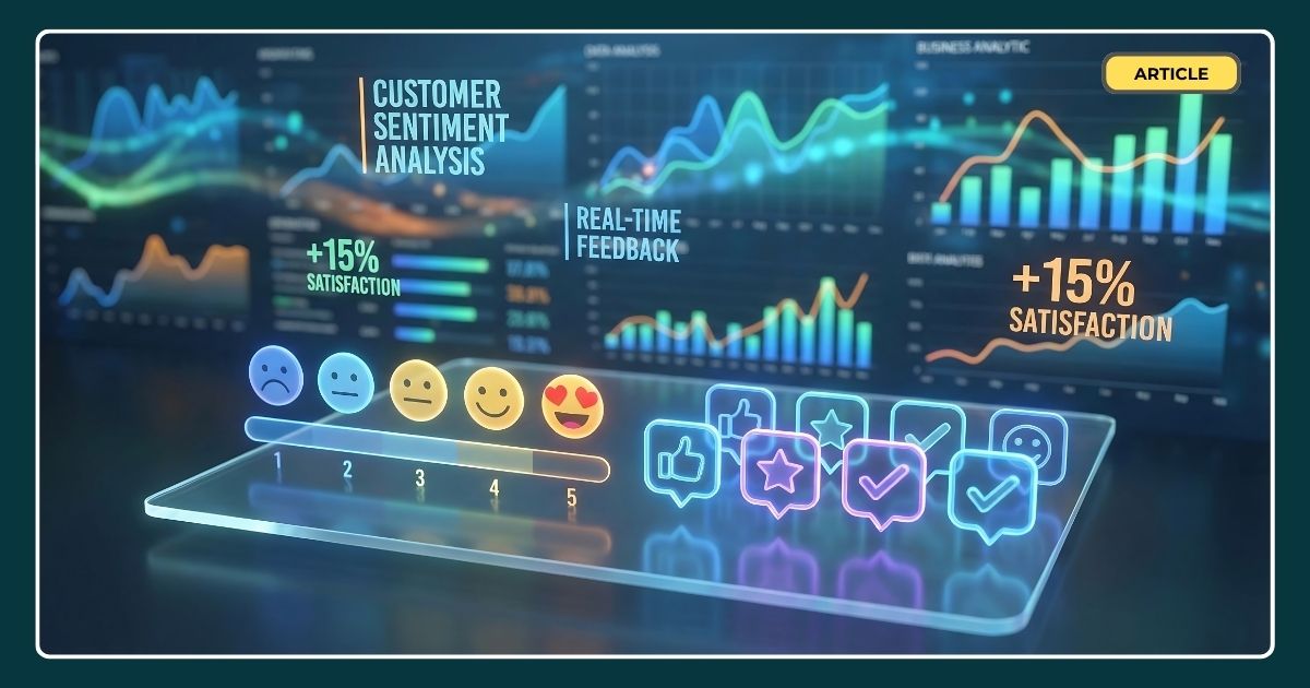 A dashboard showing customer experience statistics