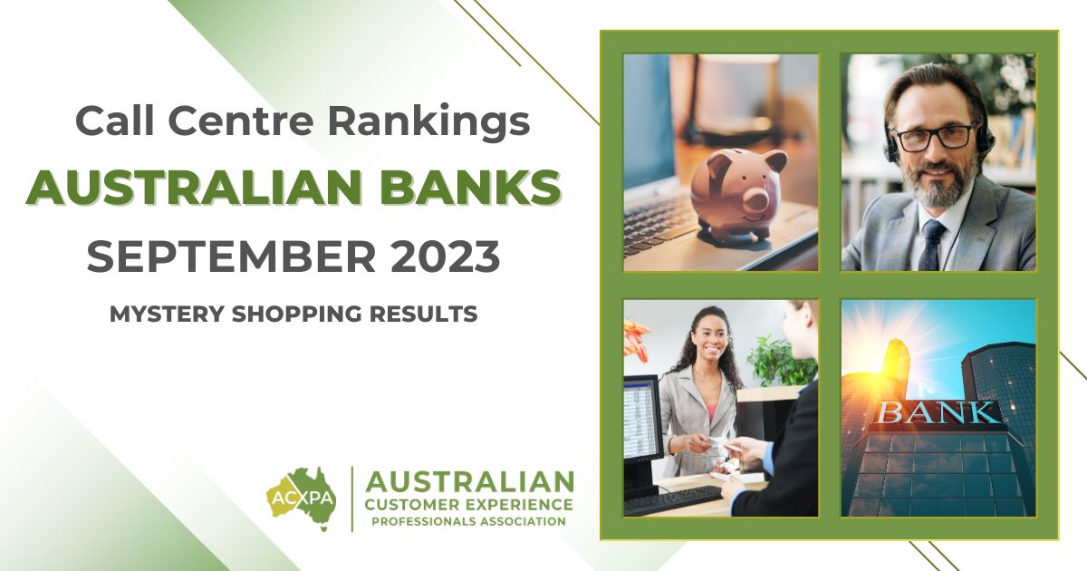 Call Centre Mystery Shopping Results for Australian Banks September 2023