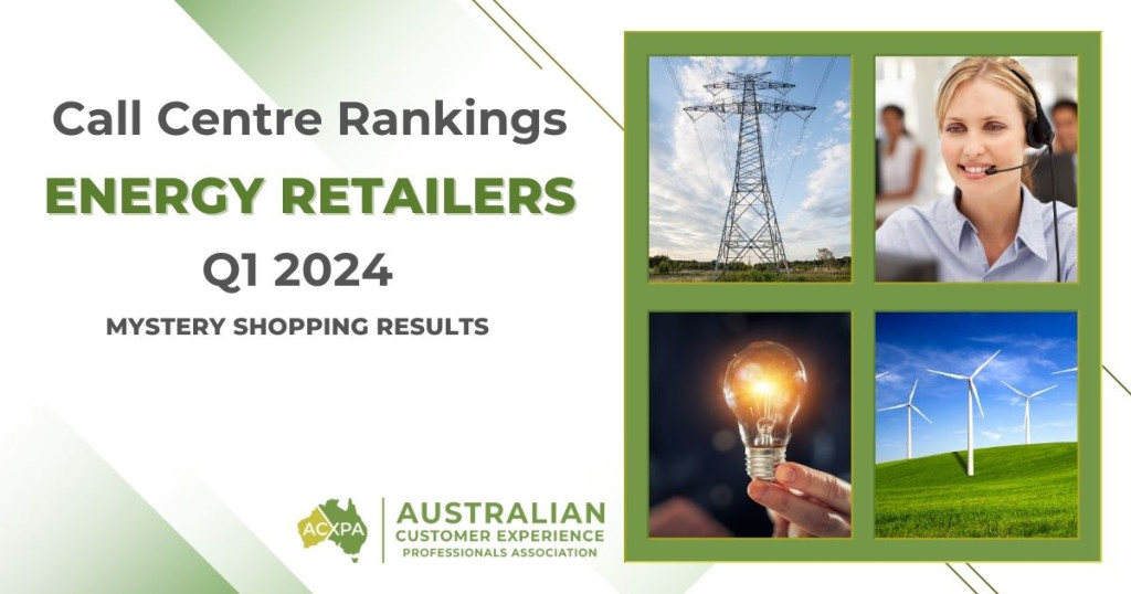 Australian Energy Retailers Call Centre Rankings Q1 2024 Mystery Shopping