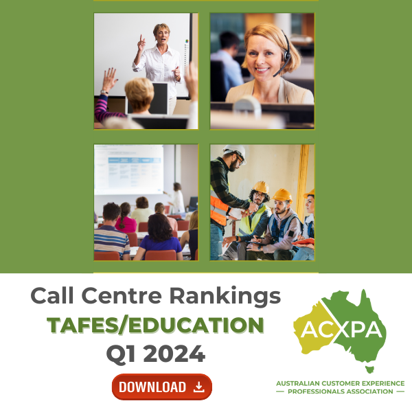 Australian TAFEs Call Centre Rankings Monthly Download Q1 2024 Mystery Shopping results