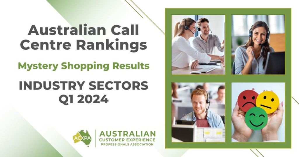 Australian Call Centre Industry Rankings Q1 2024 Mystery Shopping Results