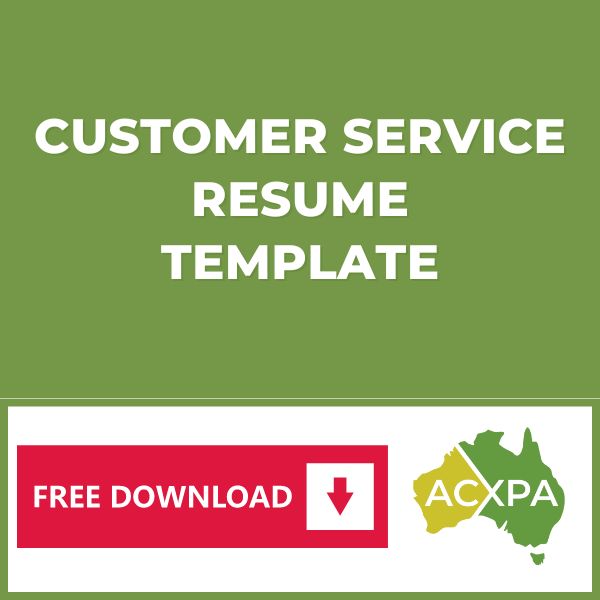 Customer Service Resume Template free download