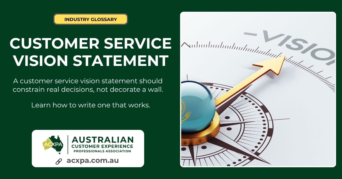 Customer Service Vision Statement 1