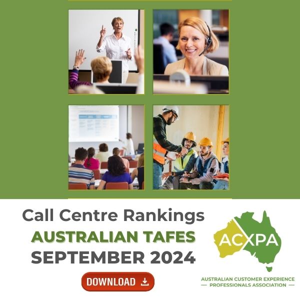 Australian TAFEs Call Centre Rankings Monthly Download September 2024