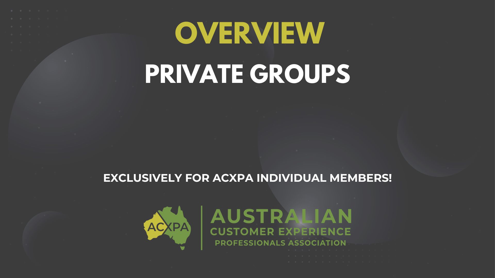 Private Groups Promo