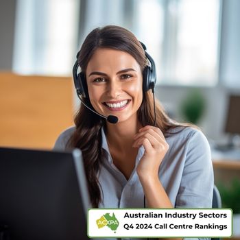 Australian Q4 2024 Call Centre Rankings by Industry Sectors