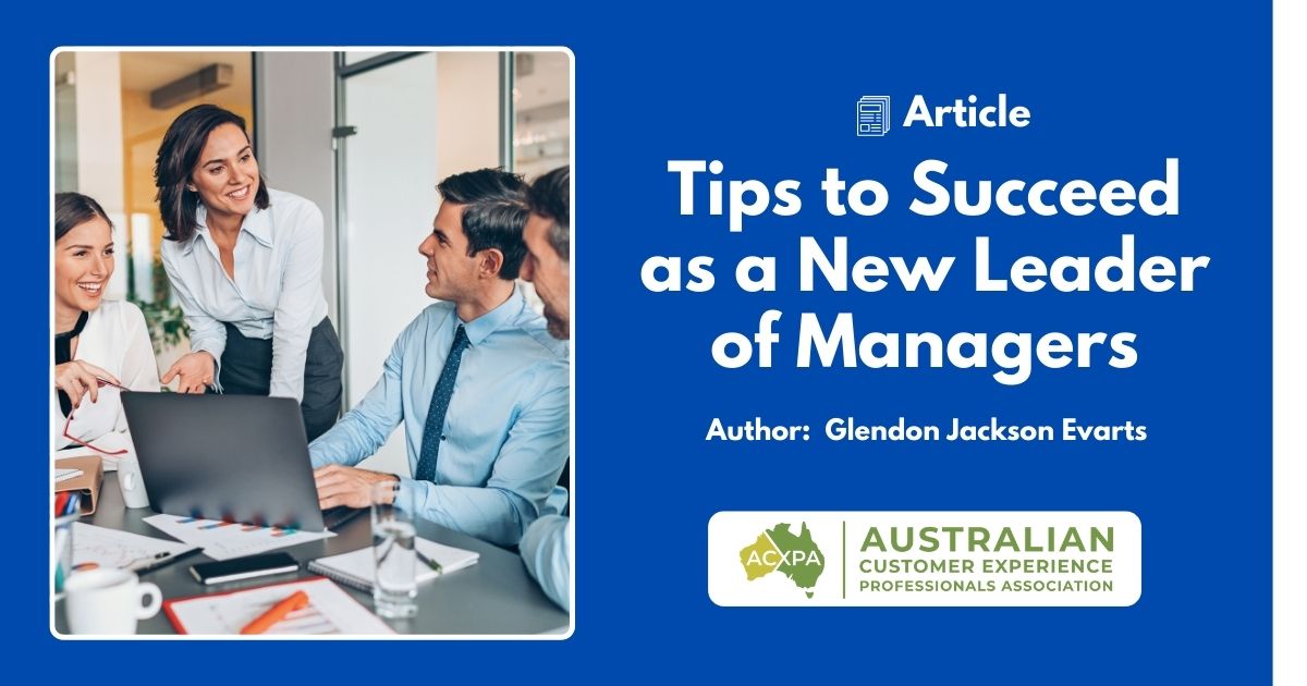 Tips to Succeed as a New Leader of Managers