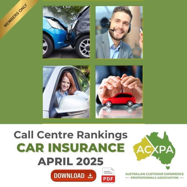 Car Insurance Call Centre Rankings Monthly Download April 2025