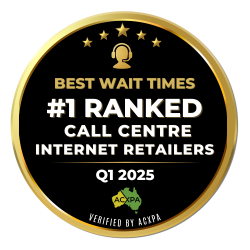 Q1 2025 #1 Best Call Centre Wait Times - Internet Retailers