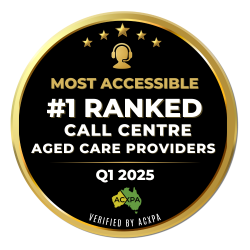 Q1 2025 #1 Most Accessible Call Centre - Aged Care Providers