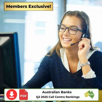 Australian Banks Q2 2025 Call Centre Rankings