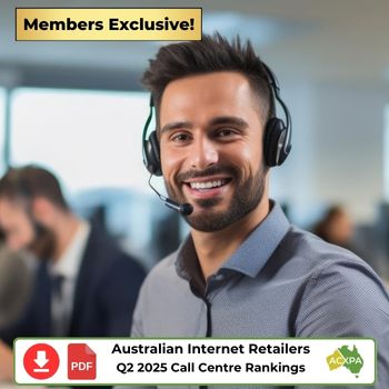Australian Internet Retailers Q2 2025 Call Centre Rankings