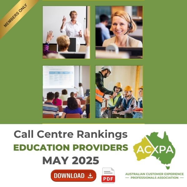 Education Providers Call Centre Rankings Monthly Download May 2025