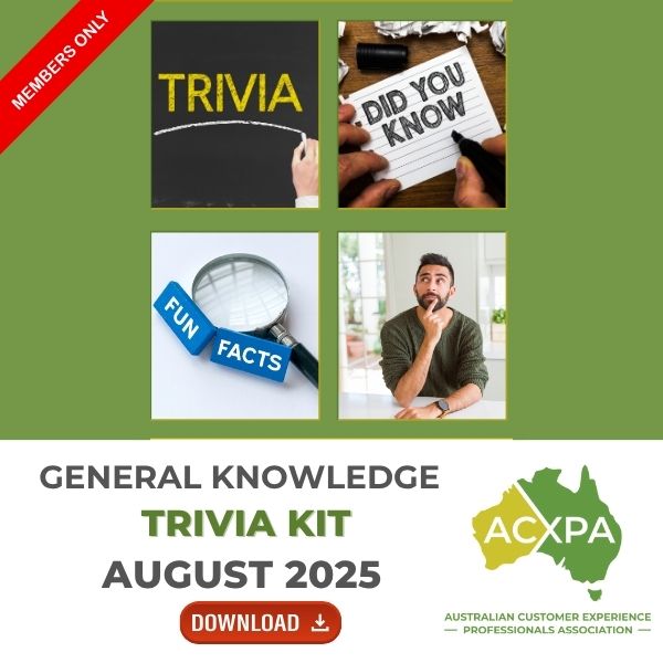 General Knowledge Trivia Kit August 2025