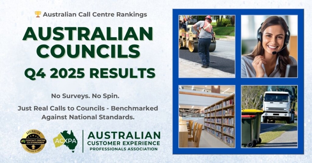 Current Report! View the Q4 2025 Council's Call Centre Rankings with average wait times, customer service quality, answer percentage and more.