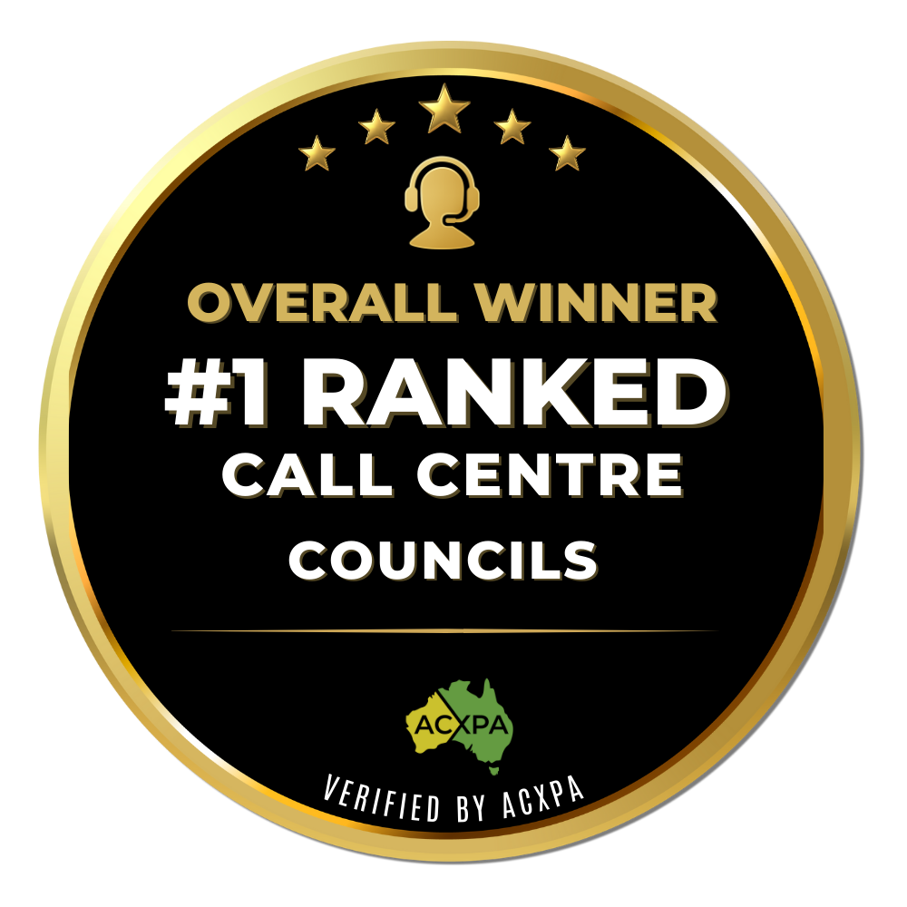 Overall Winner - #1 Ranked Call Centre Councils