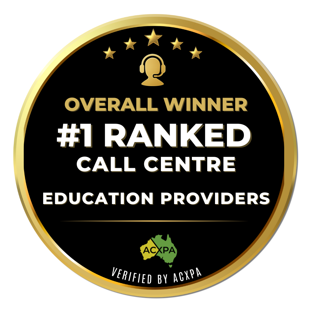 Overall Winner - #1 Ranked Call Centre Australian Education Providers