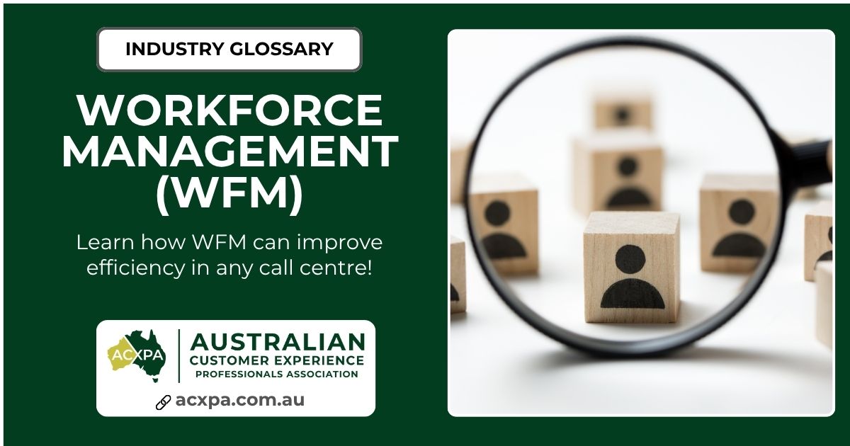 image showing call centre employee image in magnifying glass to emulate a roster