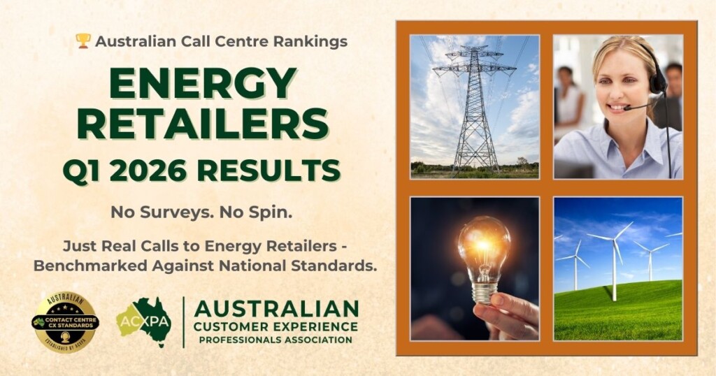Coming Soon! We reveal the top energy retailers for Q1 2026 including average wait times, customer service quality, call answer percentage and lots more! (Published late April 2026)