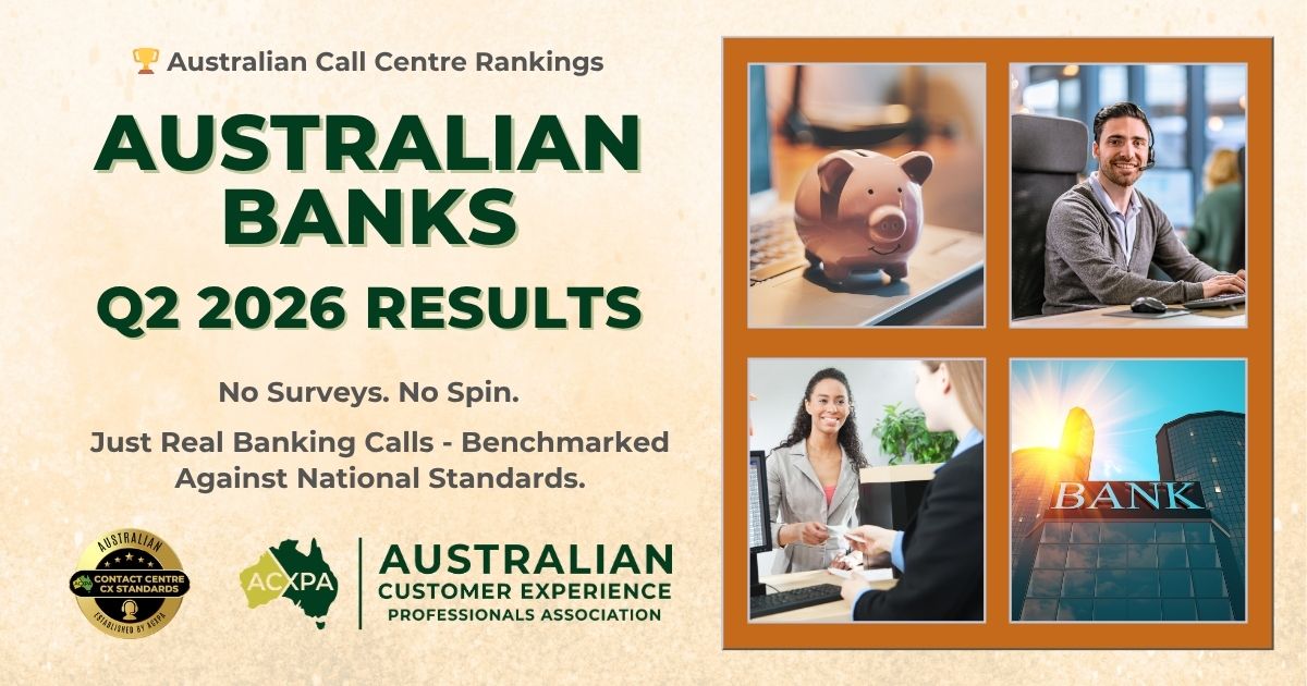 Australian Banks Call Centre Rankings Q2 2026 Results