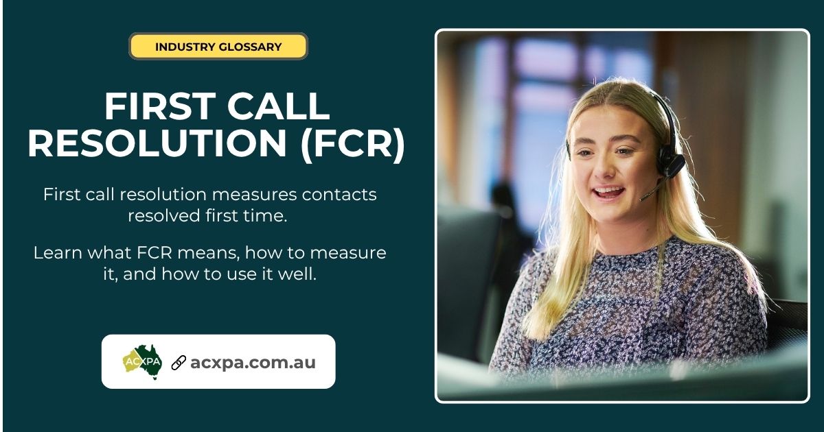 First Call Resolution