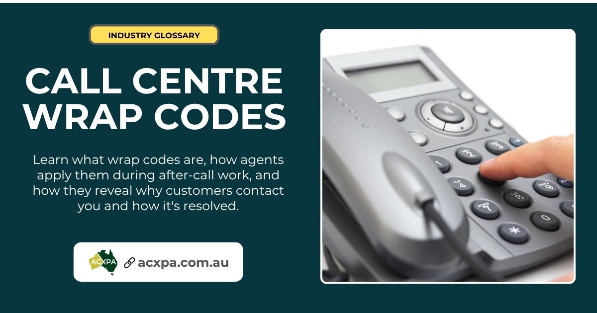 Call Centre Wrap Codes