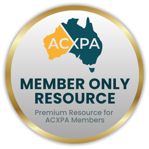 ACXPA Member Exclusive Resource