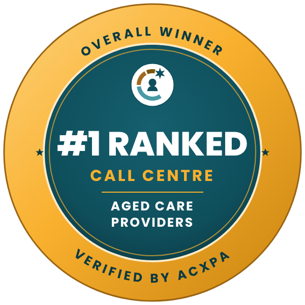 Overall Winner &mdash; #1 Ranked Call Centre, Australian Aged Care Providers